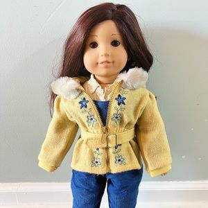 American Girl Doll Jess | Girl Of The Year 2006| Brown Hair, Brown Eyes Doll